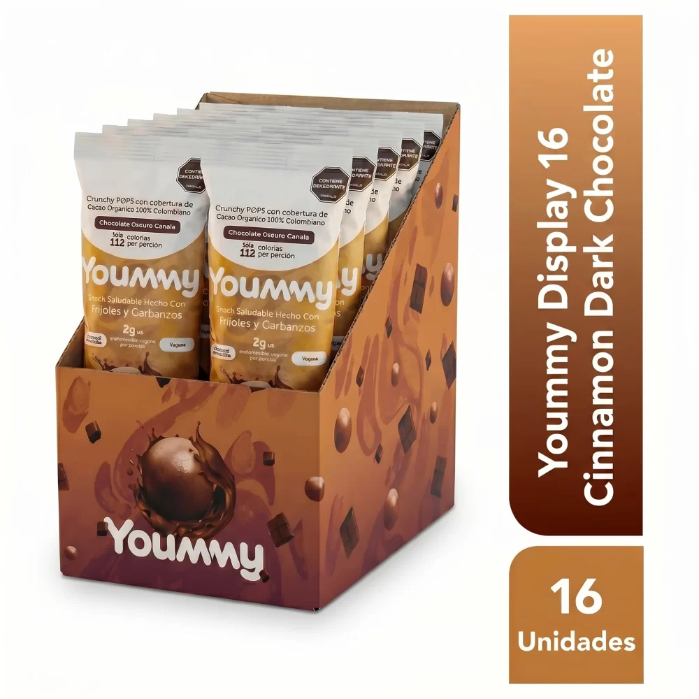 EN Dark Chocolate Cinamon Display x16