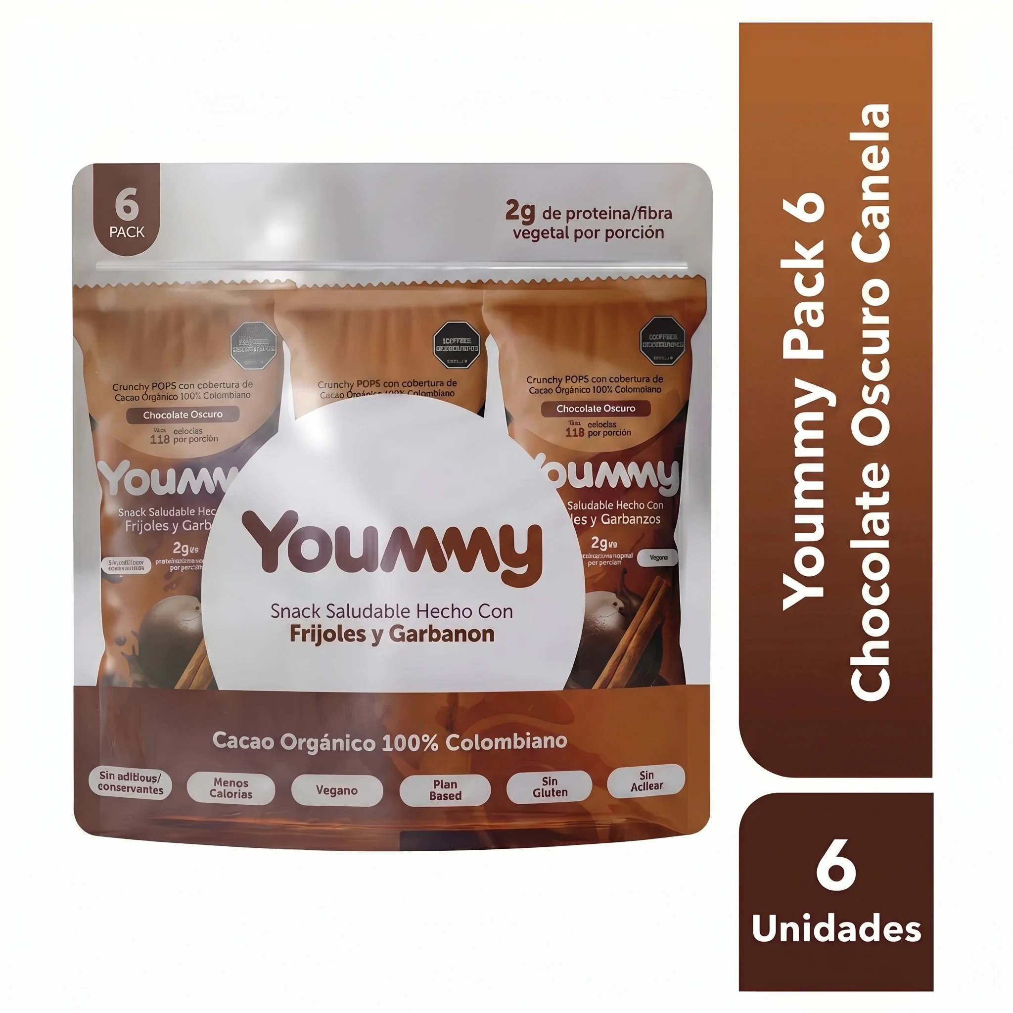 ES Canela Chocolate Oscuro Display x6