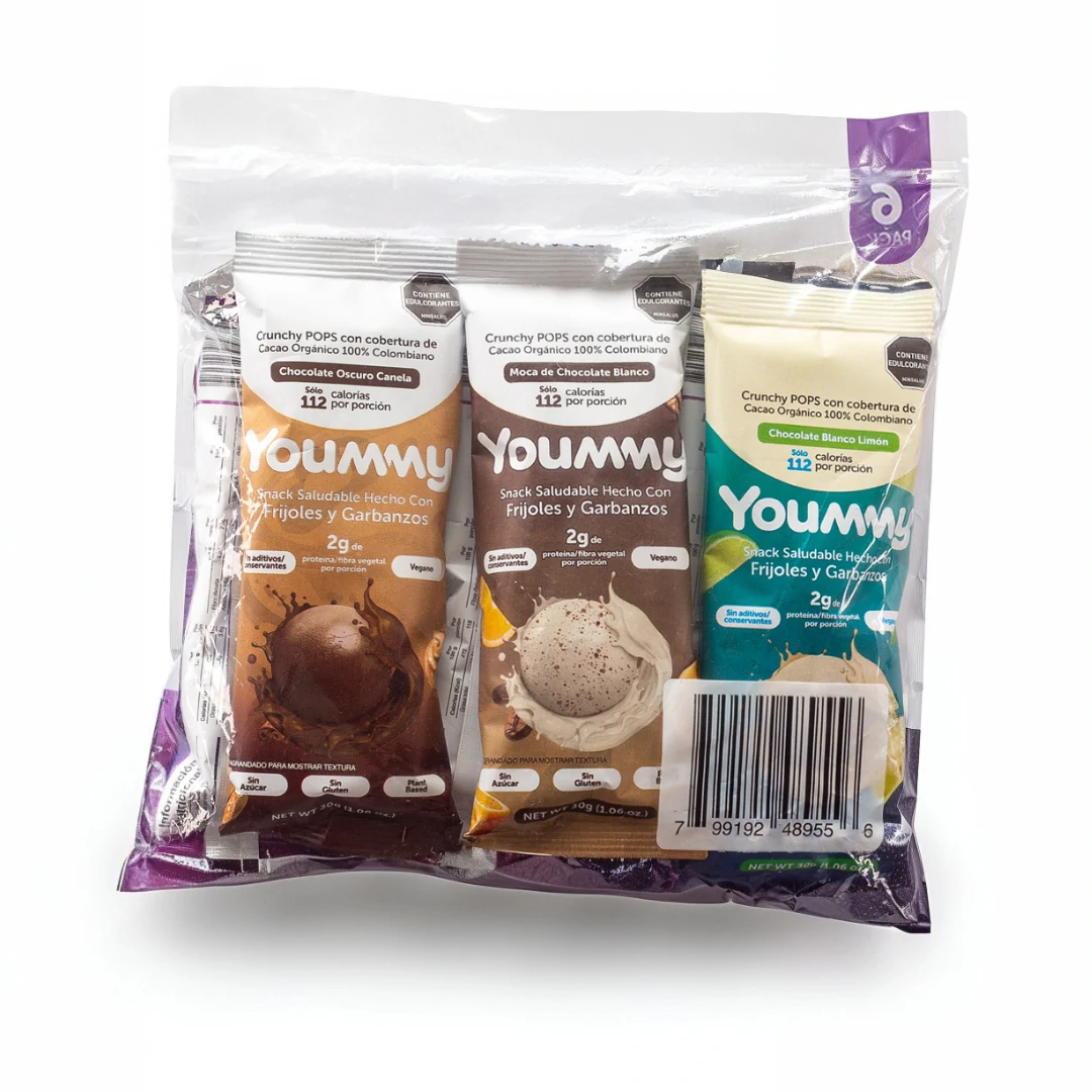 Flavor Mix Vegan 180 g / 6.35 ounces Display x6 Yoummy | Yoummy