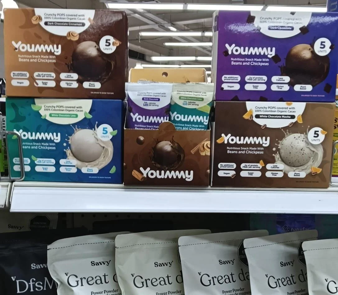 Productos Yoummy en el punto de venta de Chester, Montana
